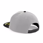 Beechfield Flat Brim Snapback Cap made of Polyester, White/Black One Size, CB660 – image 4