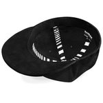 Beechfield Pro-Stretch Flat Peak Cap Schwarz, Black One Size, CB665 – Bild 5
