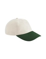 Contrast Peak Leisure Cap – Naturel/Vert foret