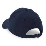 Beechfield Heather Graphite Jersey Baseball Cap, Black One Size, CB677 – Bild 4