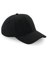Beechfield Heather Graphite Jersey Baseball Cap, Black One Size, CB677 – Bild 2