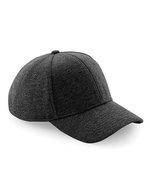 Beechfield Heather Graphite Jersey Baseball Cap, Black One Size, CB677 – Chine Graphite