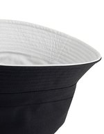 Beechfield Wendbarer Bucket Hat aus Baumwoll-Twill – Black/Light Grey
