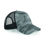 Beechfield Camo Snapback Trucker Cap mit Fünf-Segmenten, Jungle Camo/Black One Size, CB694 – Bild 2
