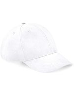 Beechfield Recyceltes Pro-Style Cap mit Belüftung, Black One Size, CB70 – Bianco