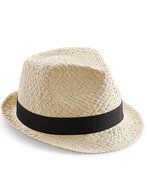 Beechfield Festival Trilby Hut aus Papierstroh – Natural