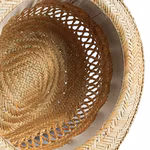 Beechfield Handgemachter Strohhut Sommer Trilby, Natural L/XL, CB730 – Bild 4
