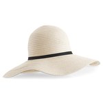 Beechfield Marbella Sonnenhut mit breiter Krempe, Natural One Size, CB740 – Bild 3