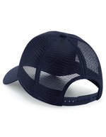 Beechfield Recyceltes 6 Panel Trucker Cap, Black One Size, CB75R – Bild 4