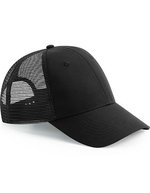 Beechfield Recyceltes 6 Panel Trucker Cap, Black One Size, CB75R – Bild 2