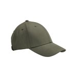 Beechfield Bio-Baumwoll 6-Panel Kappe Olive Green, Black One Size, CB801 – Bild 3