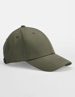 Beechfield Bio-Baumwoll 6-Panel Kappe Olive Green, Black One Size, CB801 – Verde oliva