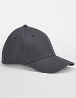 Beechfield Bio-Baumwolle Stretch-Fit Cap mit Schweißband, Black L/XL, CB803 – Graphite Grey