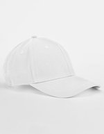 Beechfield EarthAware® Bio-Baumwolle 6-Panel Cap, Black One Size, CB820 – White