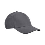 Beechfield Bio-Baumwoll 5-Panel Cap mit Sandwich-Schirm, Black/Classic Red One Size, CB825C – Bild 3