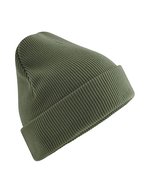 Organic Cotton Original Cuffed Beanie – Olive Green