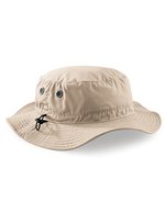 Beechfield Cargo Bucket Hat mit UPF50+, Black One Size, CB88 – Stone