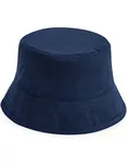 Beechfield Bio-Baumwoll Bucket Hat mit UV-Schutz, Sand M/L (7-12 Jahre), CB90NB – Navy
