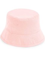 Beechfield Bio-Baumwoll Bucket Hat mit UV-Schutz, Navy M/L (7-12 Jahre), CB90NB – Powder Pink