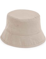 Beechfield Bio-Baumwoll Bucket Hat mit UV-Schutz, Navy M/L (7-12 Jahre), CB90NB – Sand