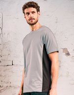 Unisex Contrast-T – Nouveau Gris clair (Uni)/Anthracite (Uni)