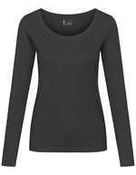 EXCD by Promodoro Langarm-T-Shirt mit VORTEX® Technologie für Damen – Charcoal (Solid)