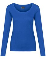 EXCD by Promodoro Langarm-T-Shirt mit VORTEX® Technologie für Damen – Cobalt Blue