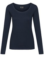 EXCD by Promodoro Langarm-T-Shirt mit VORTEX® Technologie für Damen, Black S, CD4095 – Navy