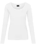 EXCD by Promodoro Langarm-T-Shirt mit VORTEX® Technologie für Damen, Black S, CD4095 – White