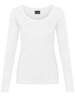 EXCD by Promodoro Langarm-T-Shirt mit VORTEX® Technologie für Damen, Black S, CD4095 – White