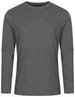 EXCD by Promodoro Langarm-T-Shirt VORTEX®-Technologie Herren, Black S, CD4097 – Steel Grey