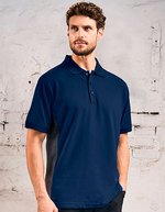 Unisex Contrast Polo – Marine/Anthracite (Uni)