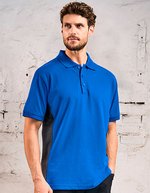 Unisex Contrast Polo – Royal/Anthracite (Uni)
