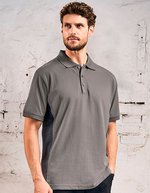 Unisex Contrast Polo – Acier Gris/Anthracite (Uni)