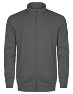 EXCD by Promodoro Sweatjacke VORTEX® Baumwolle-Polyester für Herren, Apple Green S, CD5270 – Steel Grey