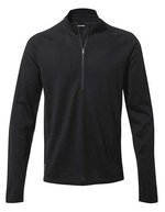 Craghoppers Expert Merino-Halbzippullover mit recyceltem Polyester, Black S, CEU001 – Bild 1