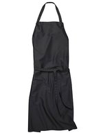 CG Workwear Schürze Verona 90 aus Bio-Baumwolle, Black 90 x 75 cm, CGW0131 – Raven