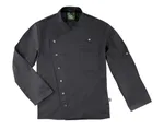CG Workwear Kochjacke Turin GreeNature aus Bio-Baumwolle, Black 44, CGW03100 – Bild 3