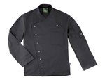 CG Workwear Kochjacke Turin GreeNature aus Bio-Baumwolle, Black 44, CGW03100 – Bild 3
