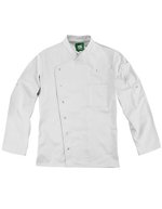 CG Workwear Kochjacke Turin GreeNature aus Bio-Baumwolle – Cool Grey