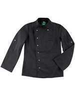 CG Workwear Nachhaltige Damen Kochjacke Turin GreeNature – Black