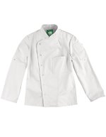 CG Workwear Nachhaltige Damen Kochjacke Turin GreeNature – Cool Grey