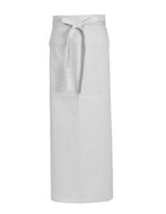 CG Workwear Milano Schürze mit Gehschlitz 80x100 cm, Black 80 x 100 cm, CGW111 – Bianco