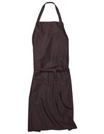 CG Workwear Latzschürze Verona Bag mit Tasche 110x75 cm – Chocolate