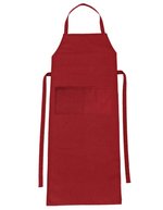 CG Workwear Latzschürze Verona Classic Bag 90x75 cm, Black 90 x 75 cm, CGW1146 – Regency Rosso