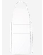 CG Workwear Latzschürze Verona Classic Bag 90x75 cm, Black 90 x 75 cm, CGW1146 – Bianco