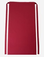 CG Workwear Bistro-Apron Roma 80 aus Polyester-Baumwolle – Cherry