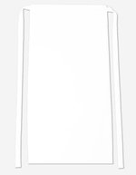 CG Workwear Bistro-Apron Roma 80 aus Polyester-Baumwolle, Bottle Green 80 x 100 cm, CGW122 – Bianco