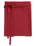 CG Workwear Bistro Schürze Roma 50 x 78 cm, Black 50 x 78 cm, CGW123 – Red