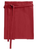 CG Workwear Bistro Schürze Roma 50 x 78 cm, Black 50 x 78 cm, CGW123 – Regency Red
